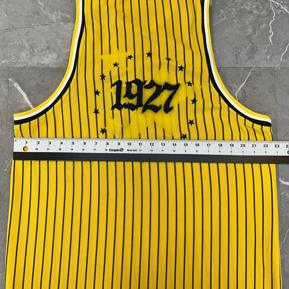 Vintage Platinum Fubu Harlem Globetrotters Jersey Men XL Pinstripe Hip Hop Skate - Picture 8 of 10